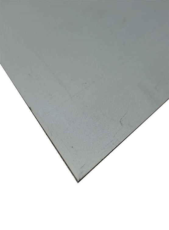 Stacked aluminum sheets as substrates.